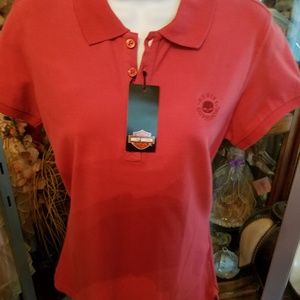 NWT  MEN'S MED HARLEY DAVIDSON POLO ,